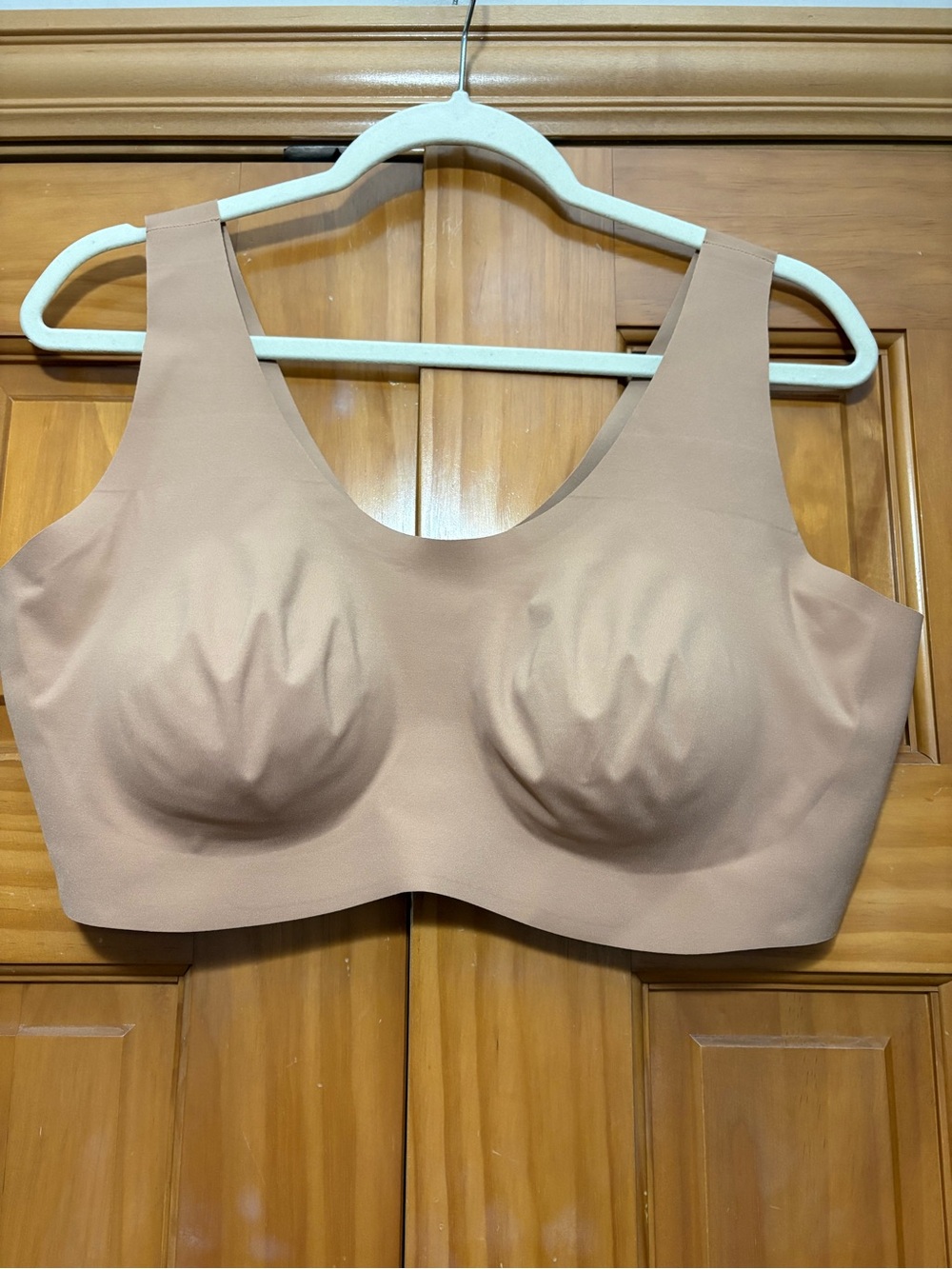 knix Smooth Nude Seamless Scoop Bra 4XL EUC